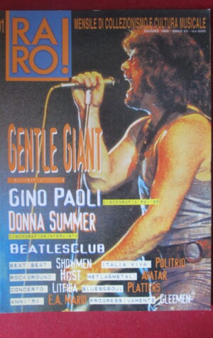 RARO ! 101 1999 GENTLE GIANT DONNASUMMER GINO PAOLI LITFIBA PLATTERS [G103D]