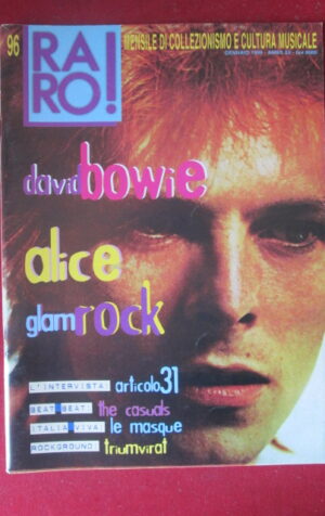 RARO ! 96 1999 DAVID BOWIE ALICE ARTICOLO 31 THE CASUALS TRIUMVIRAT  [G103D]