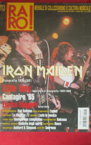 RARO ! 113 2000 IRON MAIDEN LITTLE TONY GLIULIETTA DEGLI SPIRITI  [G103D]