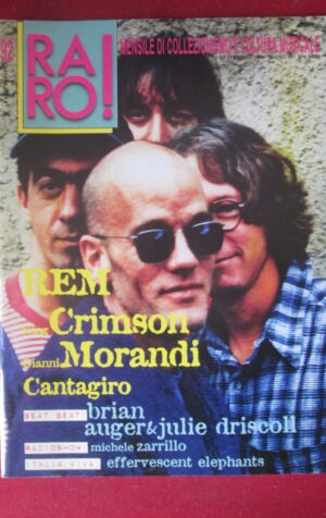 RARO ! 92 1998 REM KING CRIMSON GIANNI MORANDI ZARILLO BRIAN AUGER [G103D]