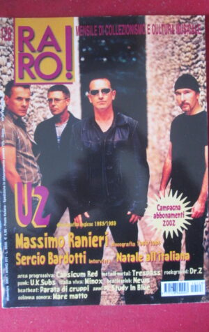 RARO ! 128 2001 U2 MASSIMO RANIERI SERGIO BARDOTTI CAPSICUM RED [G103D]