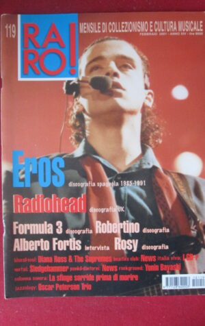 RARO ! 119 2001 EROS RAMAZZOTTI RADIOHEAD FORMULA 3 ALBERTO FORTIS [G103D]