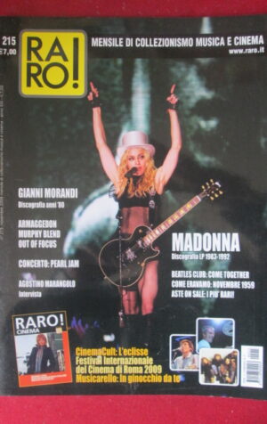 RARO ! 215 2009 MADONNA COVER - GIANNI MORANDI PEARL JAM [G103E]