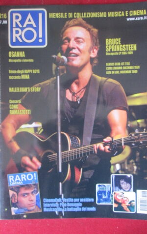 RARO ! 216 2009 BRUCE SPRINGSTEEN MINA HALLELUJAH'S STORY PINO DONAGGIO [G103E]