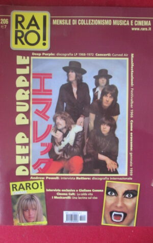 RARO ! 206 2009 DEEP PURPLE ANDREW POWELL DONATELLA RETTORE  [G103E]