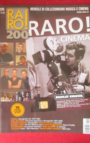 RARO ! 200 2008 STANLEY KUBRICK POLICE PINO DANIELE DURAN DURAN ROTOLO [G103E]