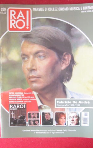 RARO ! 209 2009 FABRIZIO DE ANDRE PETER HAMMILL ORIETTA BERTI DISCOGRAFI [G103E]