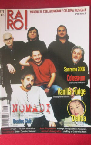 RARO ! 176 2006 NOMADI SANREMO 2006 COLOSSEUM VANILLA FUDGE DALIDA [G103E]