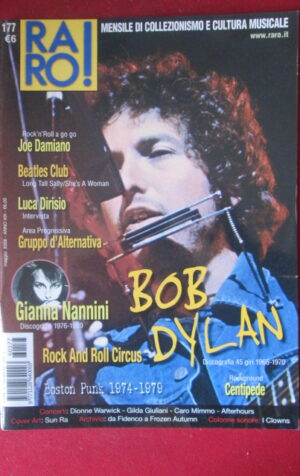 RARO ! 177 2006 BOB DYLAN BOSTON PUNK JOE DAMIANO GIANNA NANNINI [G103E]