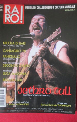RARO ! 178 2006 JETHRO TULL NICOLA DI BARI SECONDA GENESI LUCA MADONIA [G103E]