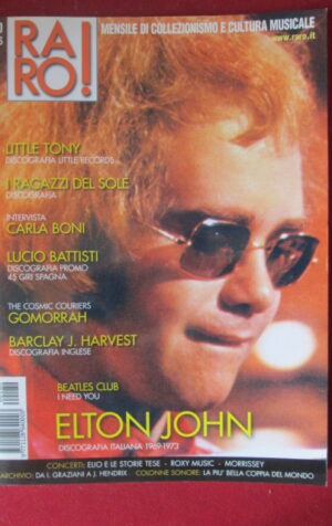 RARO ! 180 2006 ELTON JOHN LUCIO BATTISTI GOMORRAH I RAGAZZI DEL SOLE [G103E]