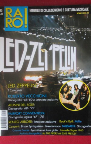 RARO ! 195 2008 LED ZEPPELLIN ROBERTO VECCHIONI ALUNNI DEL SOLE [G103E]