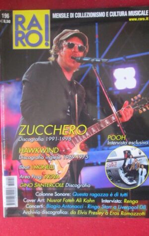 RARO ! 196 2008 ZUCCHERO POOH HAWKWIND I MONELLI NOVA GINO SANTERCOLE [G103E]