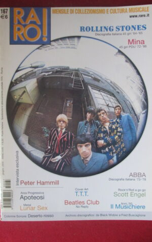 RARO ! 167 2005 ROLLING STONES MINA ABBA DISCOGRAFIA PETER HAMMILL [G103E]