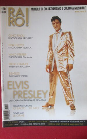 RARO ! 190 2007 ELVIS PRESLEY PINK FLOYD IRENE GRANDI BEATLES LE ORME  [G103E]