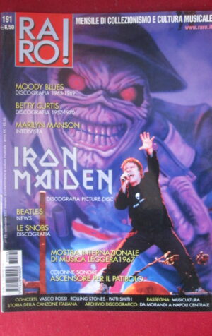 RARO ! 191 2007 IRON MAIDEN MOODY BLUES MARILYN MANSON LE SNOBS  [G103E]