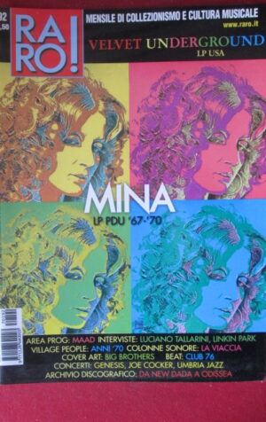 RARO ! 192 2007 MINA VELVET UNDERGROUND LUCIANO TALLARINI LINKIN PARK  [G103E]