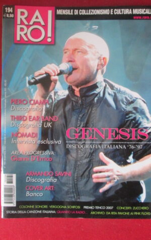RARO 194 2007 GENESIS PIERO CIAMPI NOMADI ARMANDO SAVINI GIANNI D'ERRICO [G103E]