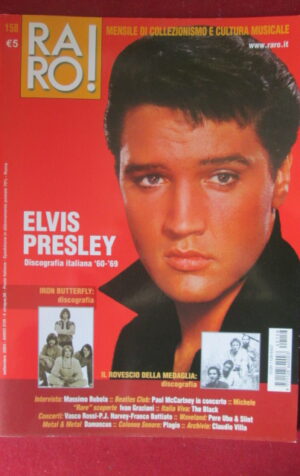 RARO ! 158 2004 ELVIS PRESLEY IRON BUTTERFLY IL ROVESCIO DELLA MEDAGLIA [G103F]