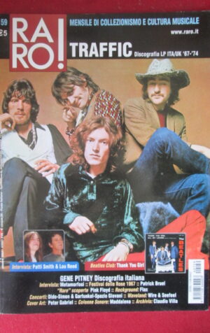 RARO ! 159 2004 TRAFFIC PATTI SMITH LOU REED GENE PITNEY PINK FLOYD [G103F]