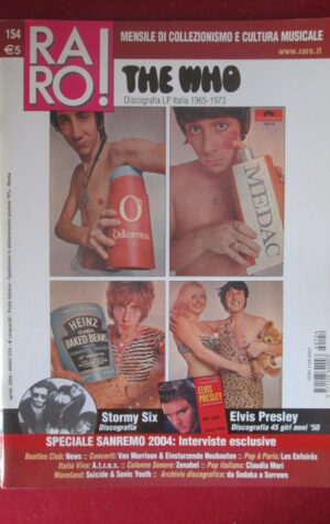 RARO ! 154 2004 THE WHO STORMY SIX ELVIS PRESLEY CLAUDIA MORI [G103F]