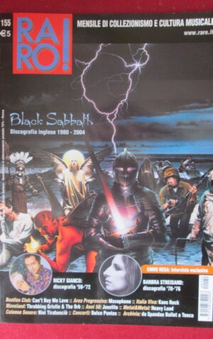 RARO ! 155 2004 BLACK SABBATH RICKY GIANCO ENNIO REGA BARBRA STREISAND [G103F]