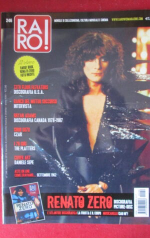 RARO ! 246 2012 RENATO ZERO BANCO MUTUO SOCCORSO BRYAN ADAMS CZAR [G103F]