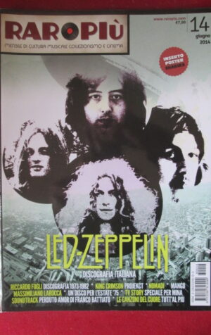 RARO PIU 14 2014 LED ZEPPELIN POSTER SHAKIRA RICCARDO FOGLI KING CRIMSON [G103F]