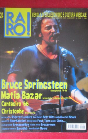 RARO ! 124 2001 BRUCE SPRINGSTEEN MATIA BAZAR CURE PIERROT LUNAIRE [G103F]