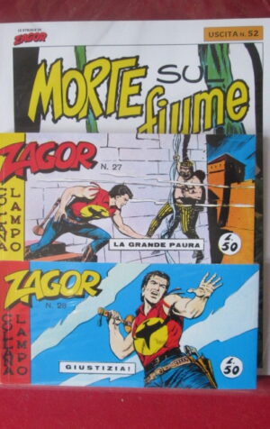 ZAGOR LE STRISCE RISTAMPA ANASTATICA USCITA 52 + FASCICOLO  [MV19H]