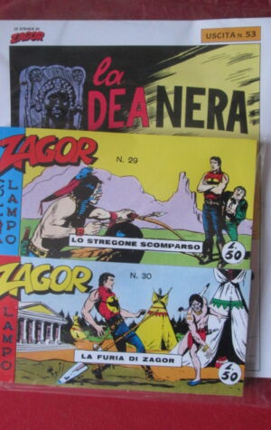 ZAGOR LE STRISCE RISTAMPA ANASTATICA USCITA 53 + FASCICOLO  [MV19H]