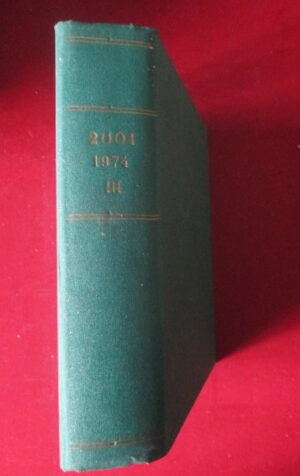 CIAO 2001 BOOK RILEGATO BOUND VOLUMES 1974 VOL.3 DA USCITA 34-35 A 52 [G365]