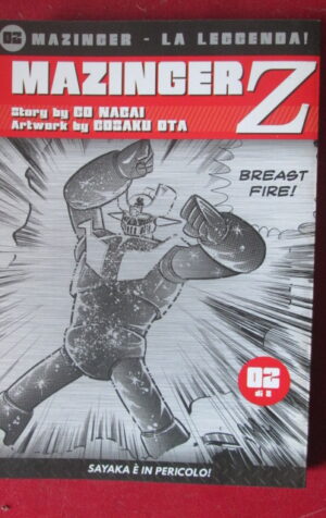 MAZINGER Z #2 MAZINGER LA LEGGENDA GO NAGAI 2 DI 8 DYNAMIC CORRIERE [G920A]