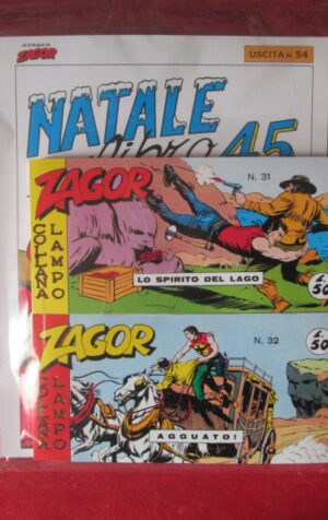 ZAGOR LE STRISCE RISTAMPA ANASTATICA USCITA 54 + FASCICOLO  [MV15]