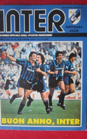 INTER FOOTBALL CLUB 12 1983 RIVISTA UFFICIALE INTER FC  [TR22]