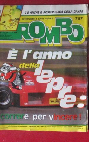ROMBO 1 1987 RIVISTA DI MOTORI   [TR22]