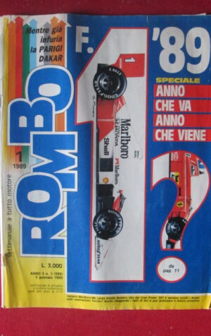 ROMBO 1 1989 RIVISTA DI MOTORI   [TR22]