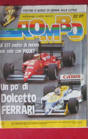 ROMBO 32 1987 RIVISTA DI MOTORI   [TR22]