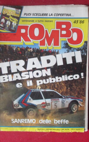 ROMBO 43 1986 RIVISTA DI MOTORI   [TR22]