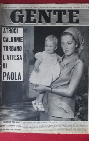 GENTE 29 1963 PAOLA DI LIEGI SERGE REGGIANI CATHERINE SPAAK [TR22]