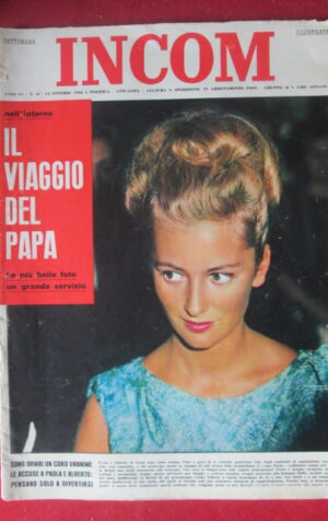 SETTIMANA INCOM 41 1962 PAOLA DI LIEGI PAPA GIOVANNI XXIII GRETA GARBO [TR22]