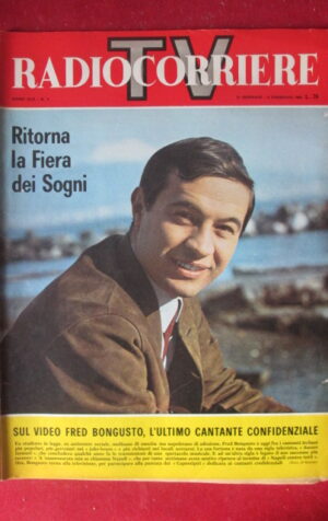 RADIOCORRIERE TV 5 1965 FRED BONGUSTO MIKE BONGIORNO VITTORIO GASSMAN [TR22]