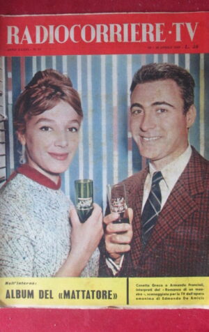 RADIOCORRIERE TV 15 1959 COSETTA GRECO ARMANDO FRANCIOLI  [TR22]
