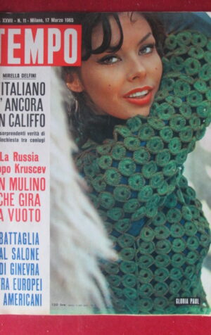 TEMPO 11 1965 GLORIA PAUL VIRNA LISI RITA PAVONE RENATO GUTTUSO [TR22]
