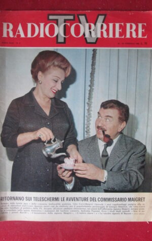 RADIOCORRIERE TV 8 1966 GINO CERVI NINO TARANTO SANDRO MAZZOLA [TR22]