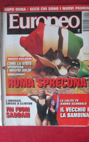 EUROPEO 4 1993 SPECIALE RAGAZZE DI NON è LA RAI  [TR22]