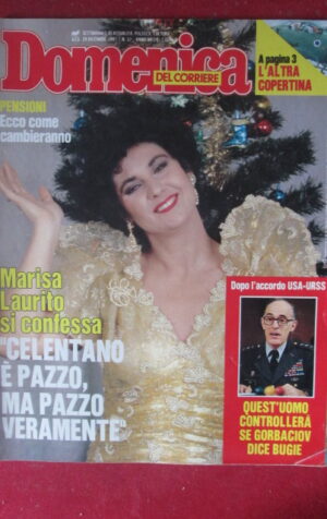 DOMENICA CORRIERE 52 1987 MARISA LAURITO ROSA PEZZULLO GIAMPIER MALASPINA [TR22]