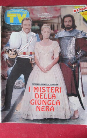 TV SORRISI CANZONI 7 1990 VIRNA LISI FRANCO NERO KABIR BEDI  [TR22]