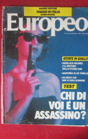 EUROPEO 34 1987 SHERLOCK HOLMES LINO BANFI LEONARD BERNSTEIN KOSTNER [TR22]