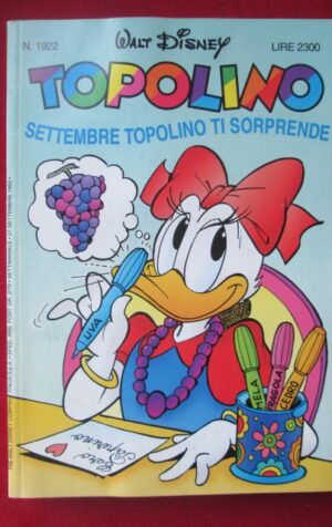 TOPOLINO 1922 DISNEY [C44]